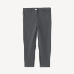 Effen fleece broek meisjes