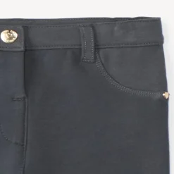 Effen fleece broek meisjes