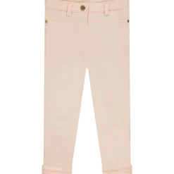 Effen fleece broek meisjes