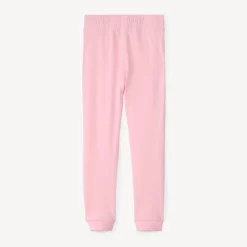 Effen fleece joggingshort meisjes