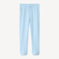 Effen fleece joggingshort meisjes
