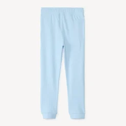 Effen fleece joggingshort meisjes