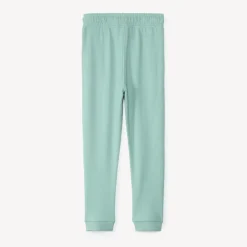 Effen fleece joggingshort meisjes