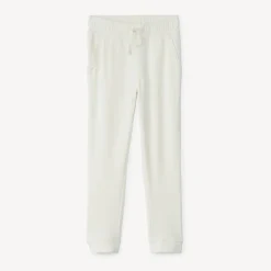 Effen fleece joggingshort meisjes