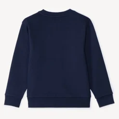 Effen fleece sweatshirt jongens