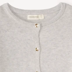 Effen gebreid vest meisjes