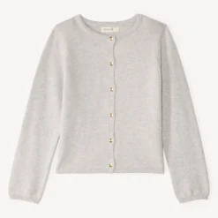 Effen gebreid vest meisjes