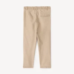 Effen gewatteerde katoenen broek voor baby jongen