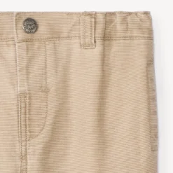 Effen gewatteerde katoenen broek voor baby jongen