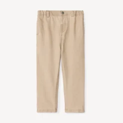 Effen gewatteerde katoenen broek voor baby jongen