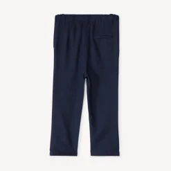 Effen gewatteerde katoenen broek voor baby jongen