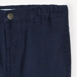 Effen gewatteerde katoenen broek voor baby jongen