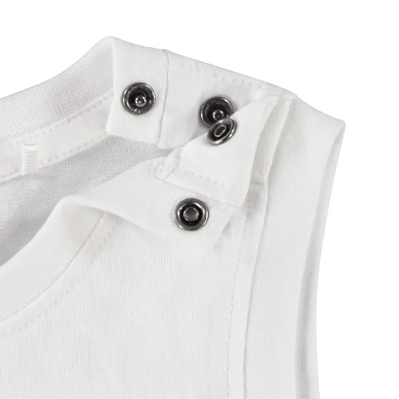 Effen hemd met 3D fantasieprint voor baby jongen