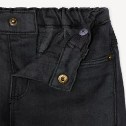 Effen jeans met een elastische taille voor babyjongens