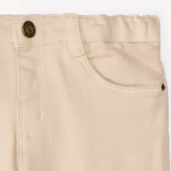 Effen jeans met elastische taille voor babyjongen