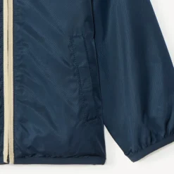 Effen jersey gevoerd windjack voor babyjongen