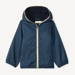 Effen jersey gevoerd windjack voor babyjongen