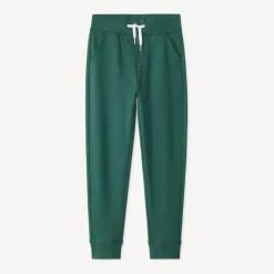 Effen joggingbroek van fleece jongens