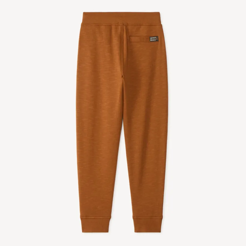 Effen joggingbroek van fleece jongens