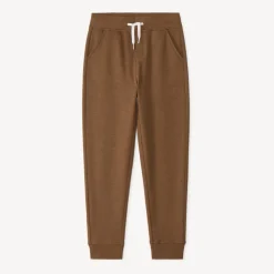 Effen joggingbroek van fleece jongens