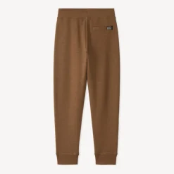Effen joggingbroek van fleece jongens