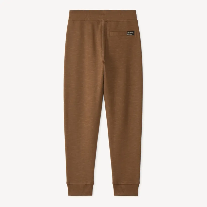 Effen joggingbroek van fleece jongens