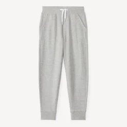 Effen joggingbroek van fleece jongens
