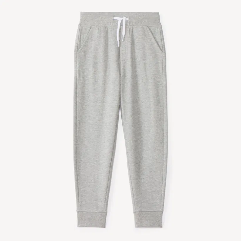 Effen joggingbroek van fleece jongens