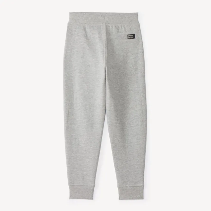 Effen joggingbroek van fleece jongens