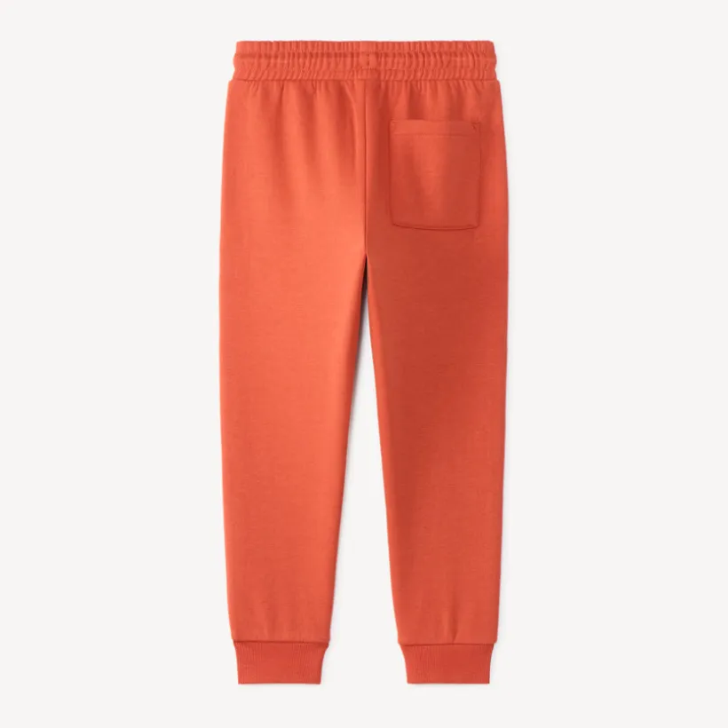 Effen joggingbroek van fleece jongens