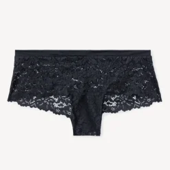 Effen kanten shorty voor dames