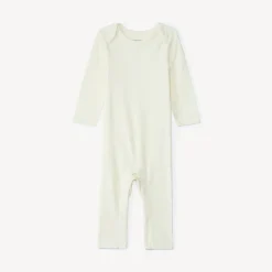 Effen lange mouwen romper voor baby's