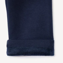 Effen legging met sherpa-voering