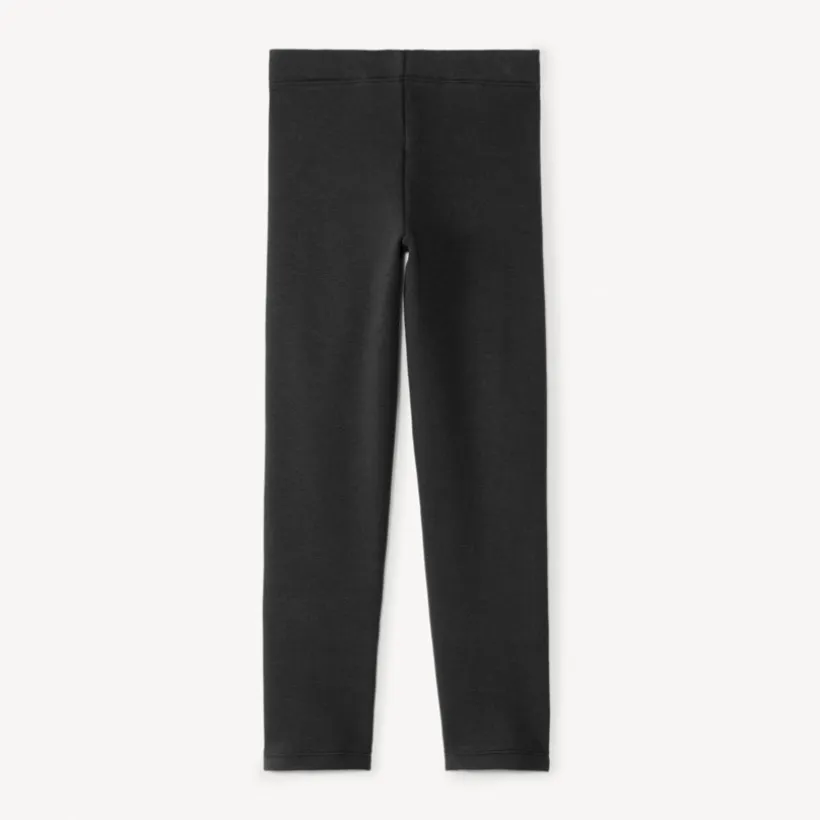 Effen legging met sherpa-voering