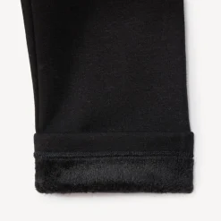 Effen legging met sherpa-voering