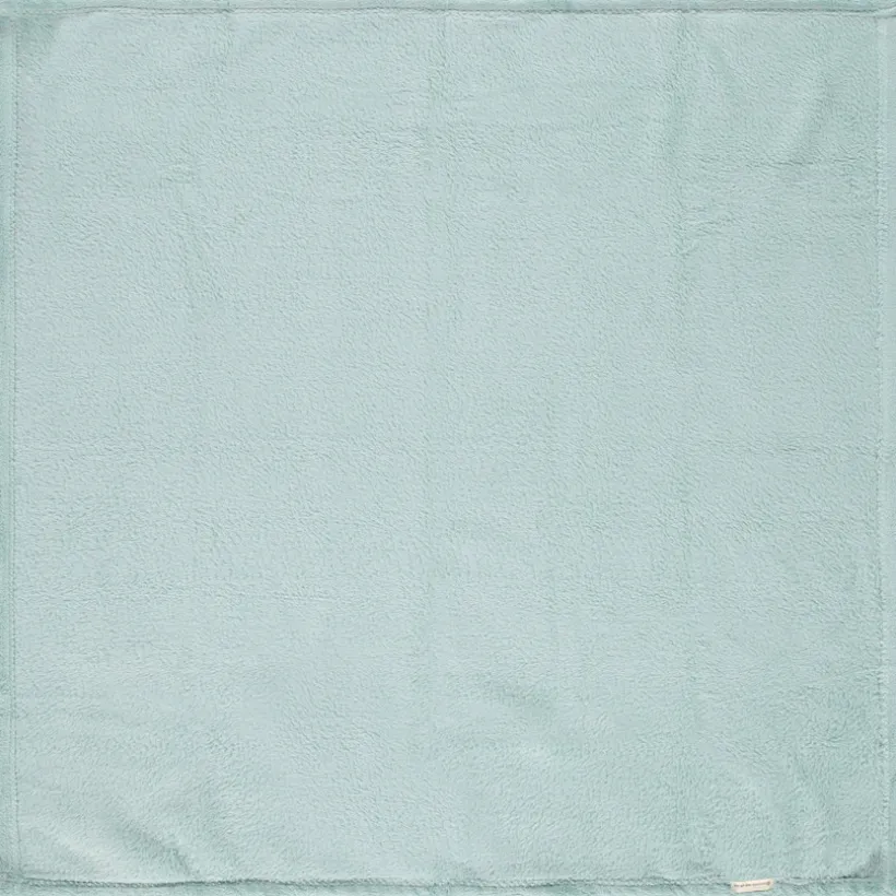 Effen sherpa deken 80 x 80 cm