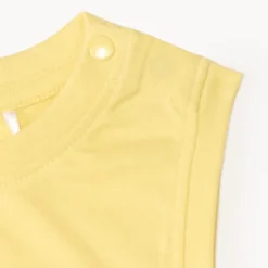 Effen shirt met stempelprint voor babyjongen