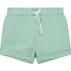 Effen short in jersey slub voor baby meisje