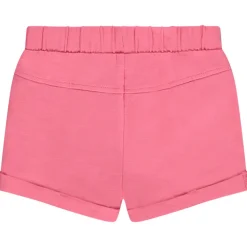 Effen short in jersey slub voor baby meisje