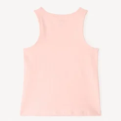 Effen tanktop met bloemenprint en pailletten meisjes