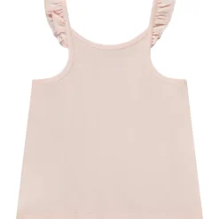 Effen tanktop met fantasieprint met pailletten voor baby meisje