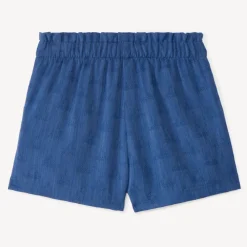Effen, textuurd shirt meisjes