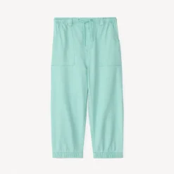 Effen twill broek met smalle enkels voor baby jongen