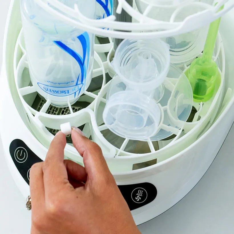Elektrische 3-in-1 Bottle Washer Pro voor wassen, steriliseren en drogen van flessen en accessoires