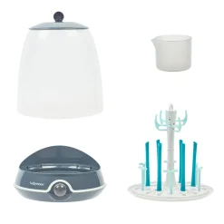 Elektrische sterilisator Turbo Steam+ met stoomfunctie en flessenrek