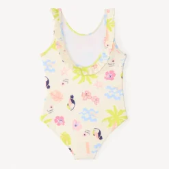 Eénpiece badpak met fantasieprint meisjes