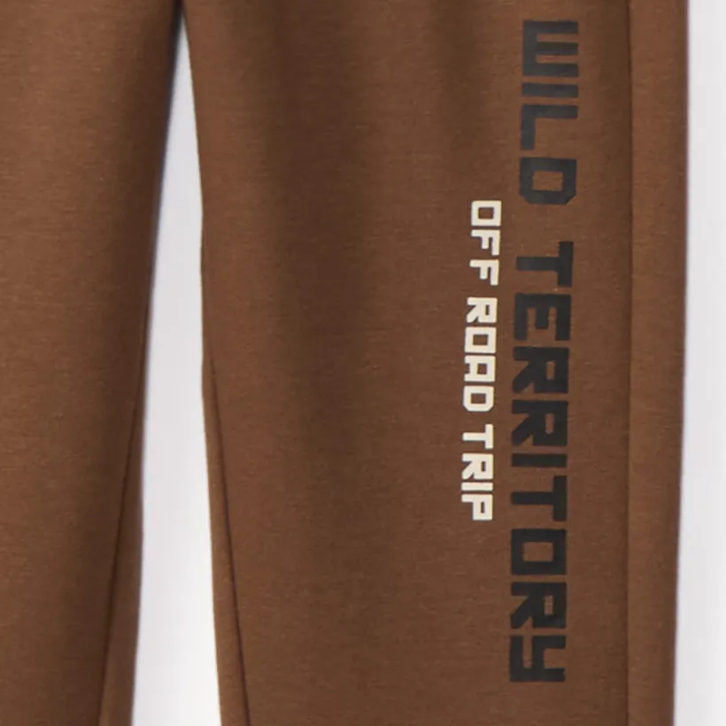 Ensemble jogging molleton patch 4x4 garçon