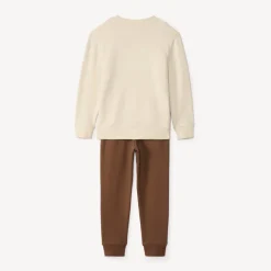 Ensemble jogging molleton patch 4x4 garçon