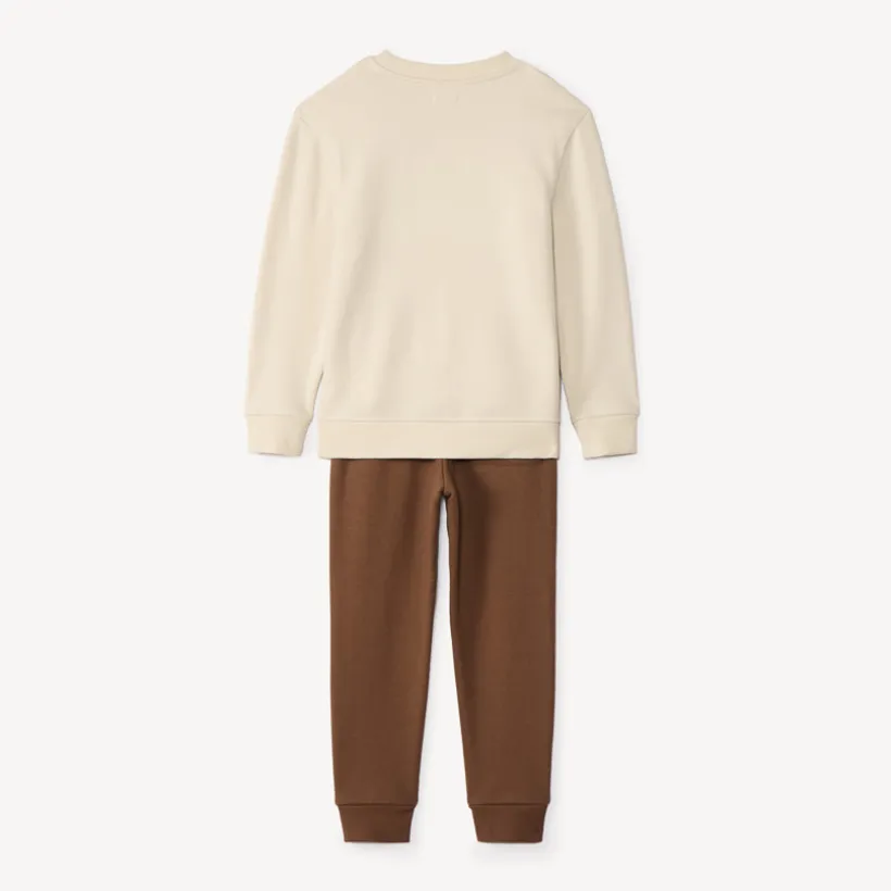 Ensemble jogging molleton patch 4x4 garçon