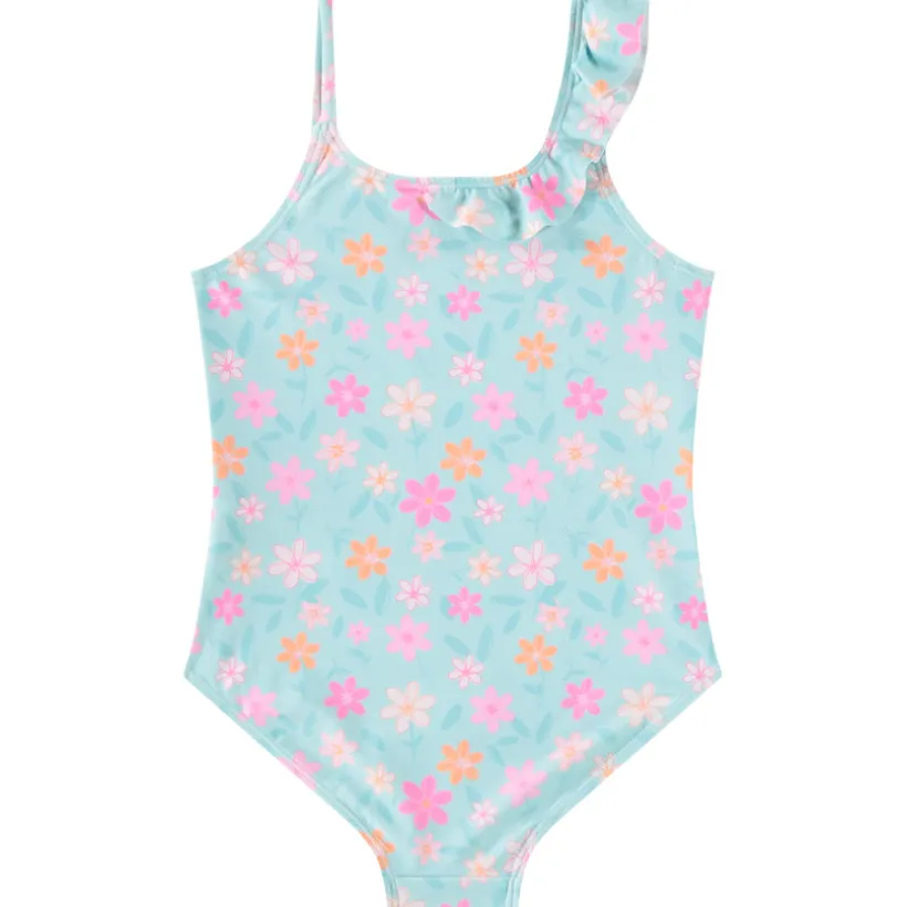 Eén stuk badpak met bloemen meisjes